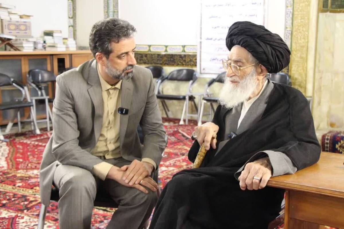 دیدار مدیرکل صداوسیمای آذربایجان شرقی با آیت‌الله سید محمدتقی آل‌هاشم