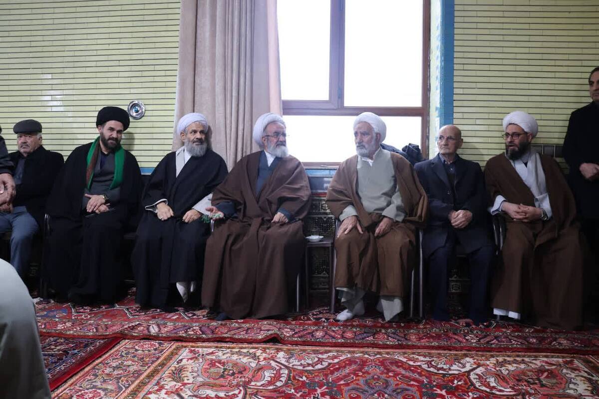 حضور امام جمعه مرند در مجلس ترحیم فرماندار فقید مراغه