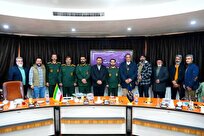 آیین تکریم و معارفه مسئول بسیج هنرمندان قم 