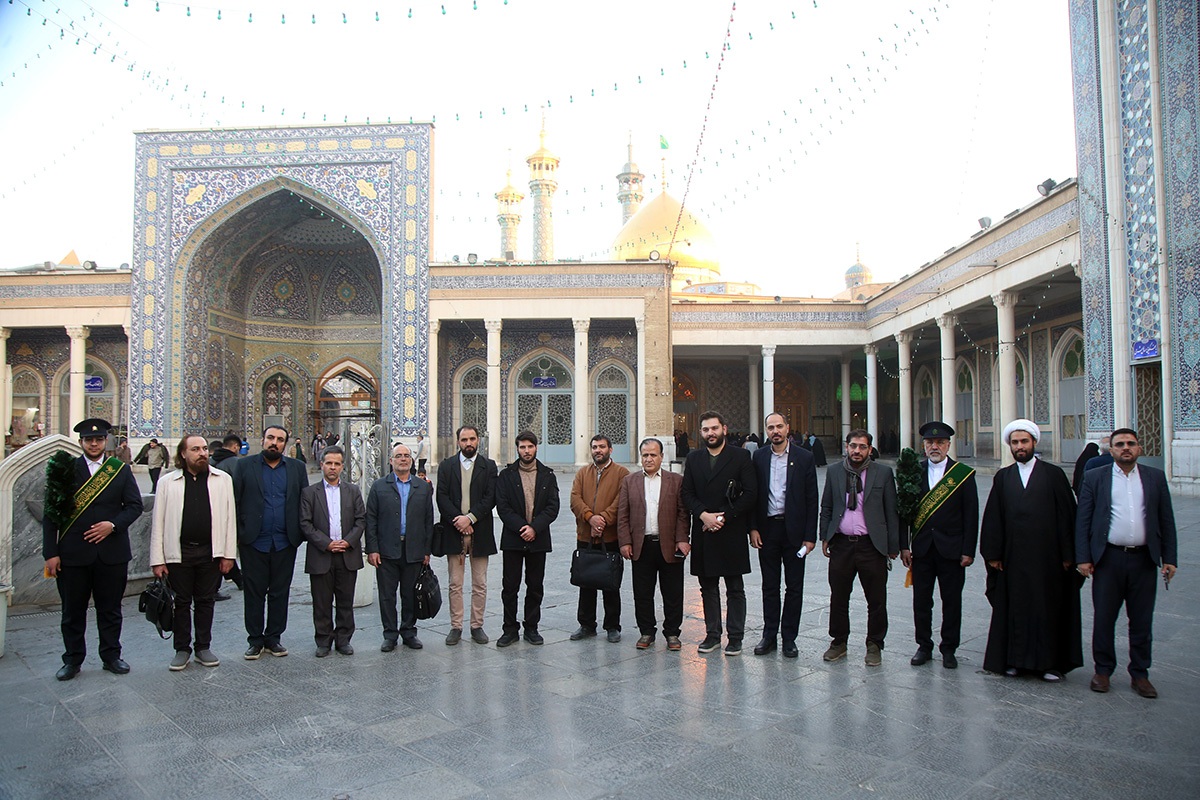 گزارشی از دومین مرحله بازدید اصحاب رسانه از حرم مطهر حضرت معصومه