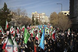 راهپیمایی اتحاد در یوم الله ۲۲ دی ماه در قم