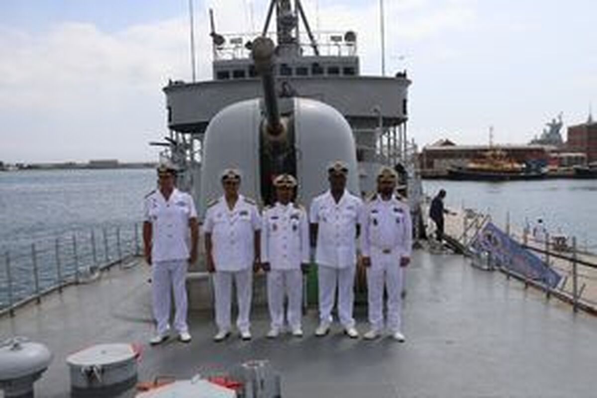 ورود ناو «شهید مهدوی» نیروی دریایی سپاه به بندر کیپ‌تاون