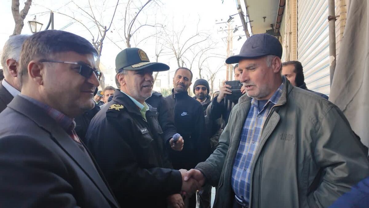 حضور میدانی استاندار چهارمحال و بختیاری در بازار شهرکرد