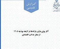 انتشار گزارش تقنینی آثار پولی سازی یارانه‌ها در لایحه بودجه ۱۴۰۵ از منظر عدالت اقتصادی