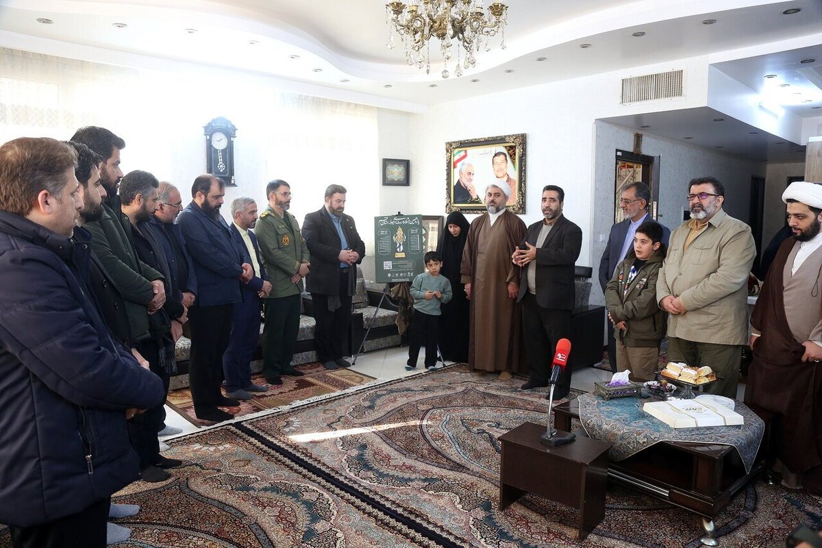 رونمایی پوستر جشنواره رسانه‌ای ابوذر در خانه شهید مظفری‌نیا