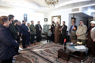 رونمایی پوستر جشنواره رسانه‌ای ابوذر در خانه شهید مظفری‌نیا