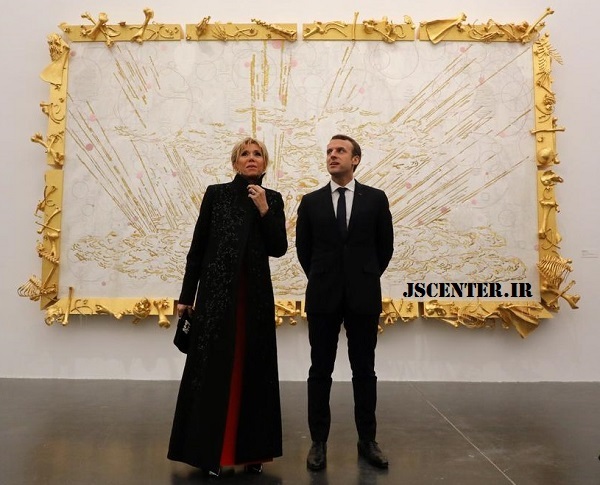 امانوئل مکرون و همسرش بریژیت