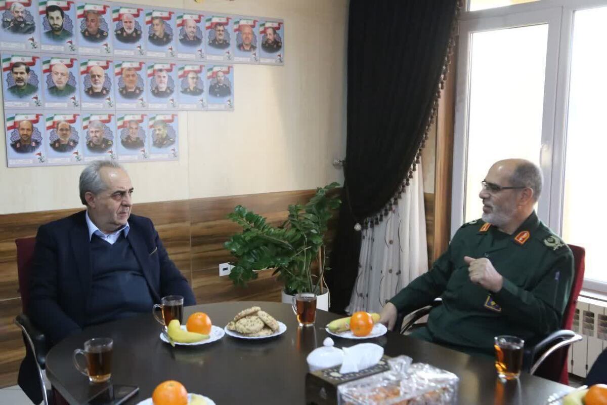 حضور استاندار آذربایجان شرقی در سپاه عاشورا به مناسبت میلاد امام حسین(ع) و روز پاسدار