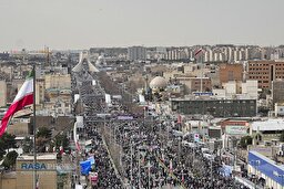 راهپیمایی باشکوه و حماسی ۲۲ بهمن در تهران