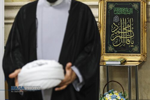 جشن عمامه‌گذاری طلاب حوزه علمیه حضرت ولی عصر (عج)