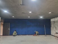 اردلی‌ها پای کار بازسازی دفتر امام جمعه آمدند + فیلم