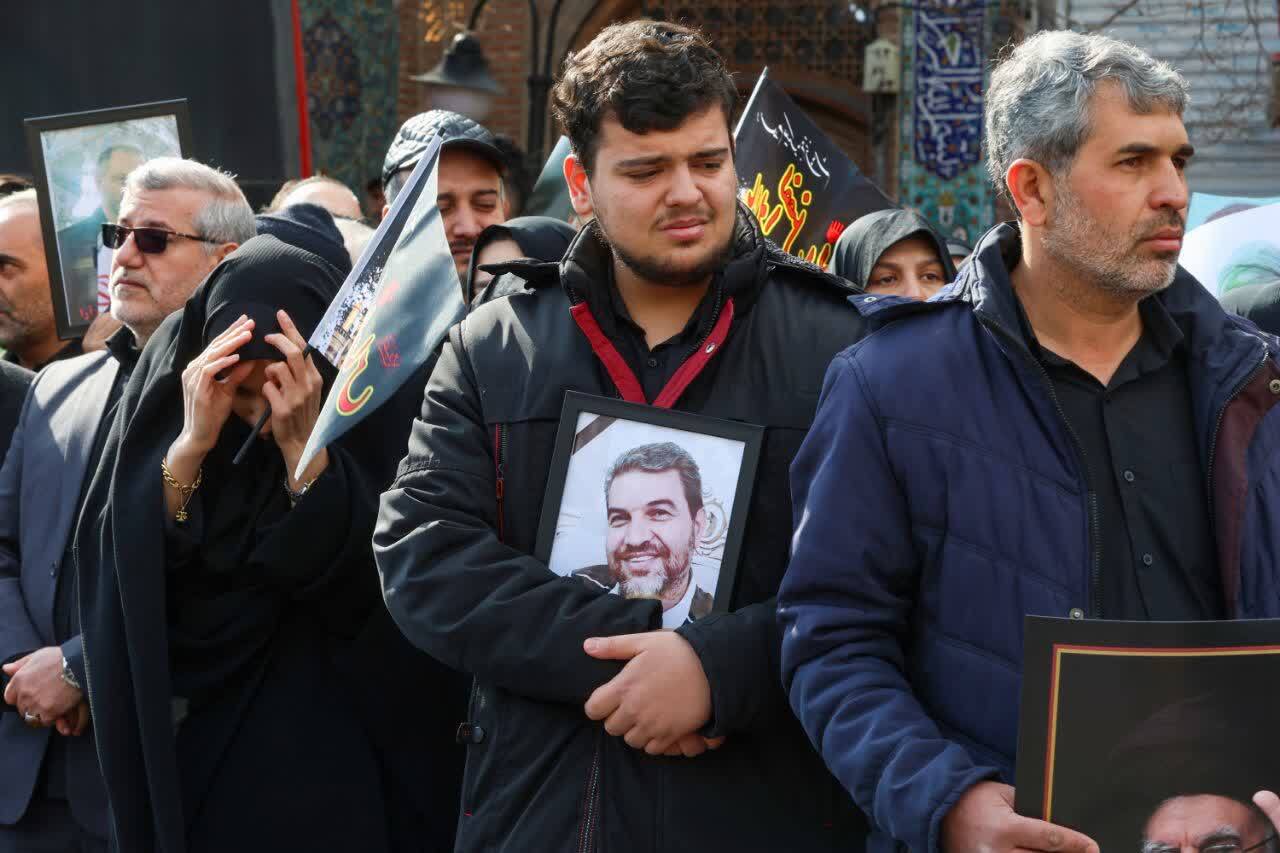 تشییع باشکوه پیکر ۱۲ شهید اقتدار آذربایجان شرقی با حضور گسترده مردم و مسئولان+ تصاویر