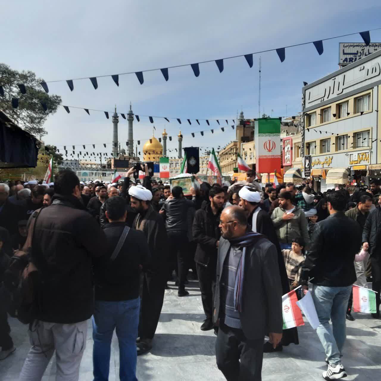 برگزاری مراسم تشییع و خاکسپاری پیکر شهید حجت الاسلام والمسلمین مهدوی در قم