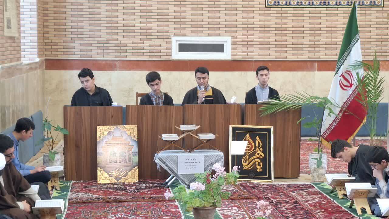 در حسینیه حوزه علمیه امیرالمومنین تبریز