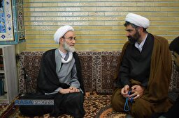 دیدار مدیرعامل خبرگزاری رسا با آیت‌الله جواد باقری بنابی
