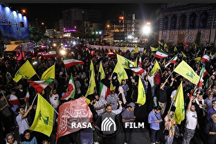 شادی وصف نشدنی مردم بعد از وعده صادق ۳