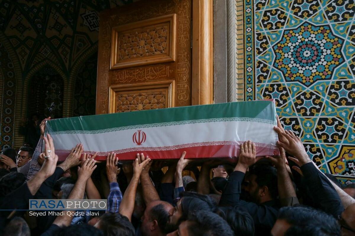 مراسم بزرگداشت و تشییع شهدای تجاوزات رژیم صهیونیستی