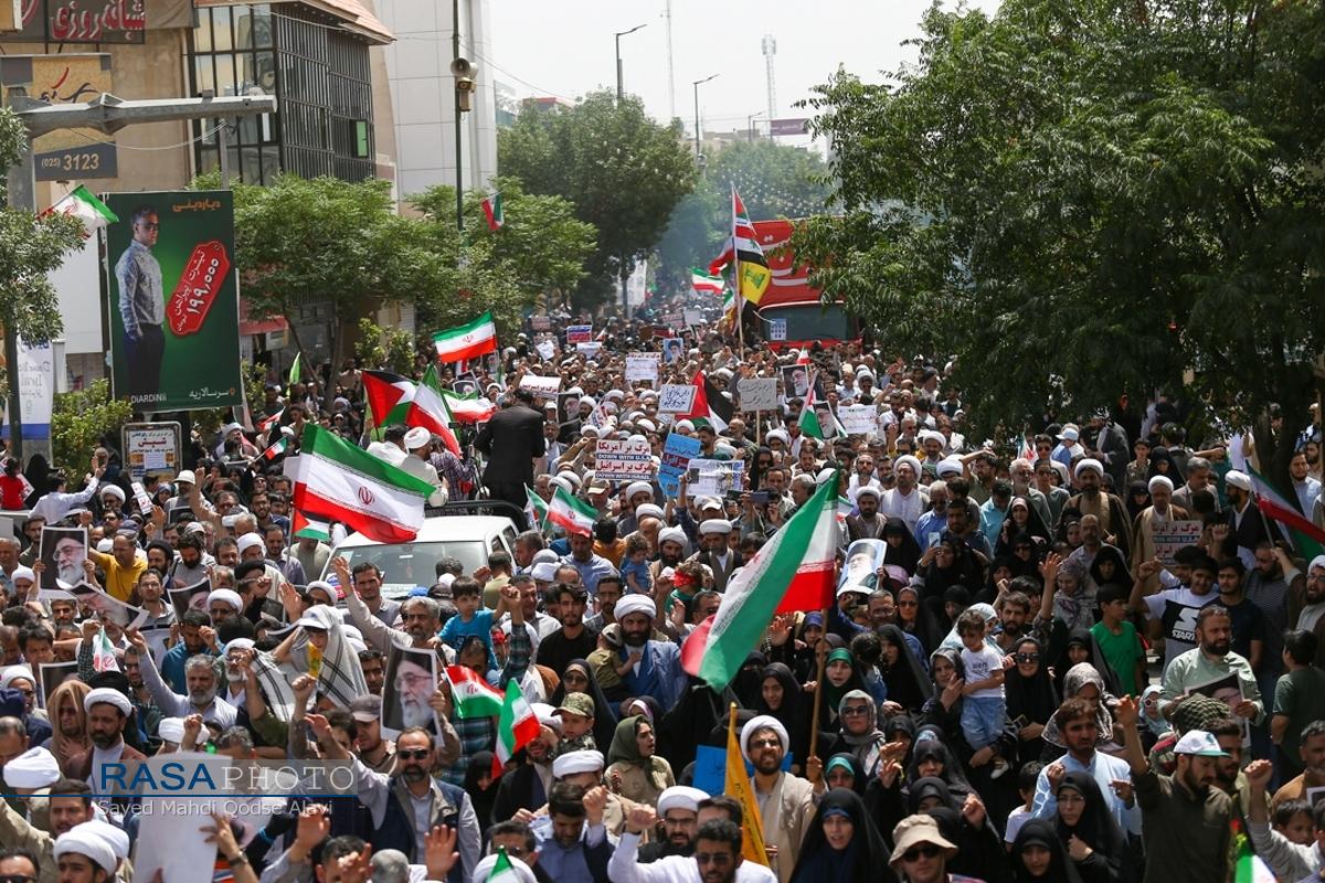 راهپیمایی جمعه خشم و نصر در قم