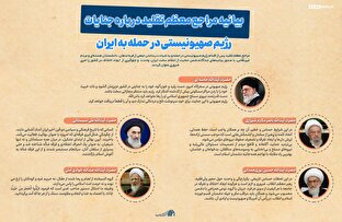 اطلاع نگاشت | بیانیه مراجع معظم تقلید درباره جنایات رژیم صهیونیستی در حمله به ایران