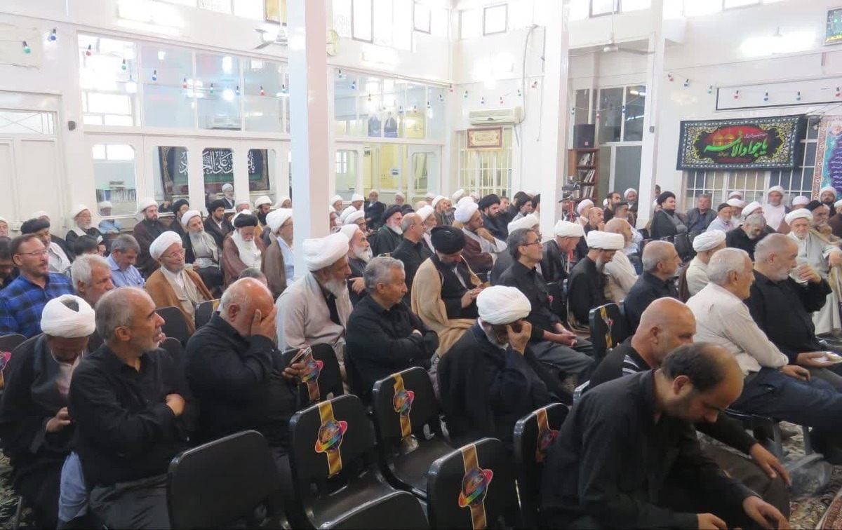 برگزاری مراسم سوگواری شهادت امام جواد در دفتر مرحوم آیت ‌الله فاضل لنکرانی