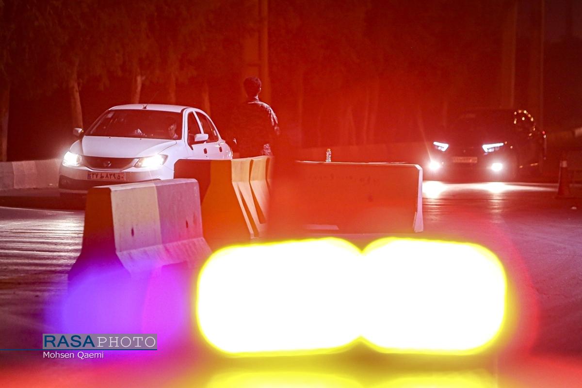 ایست بازرسی شبانه بسیج در قم