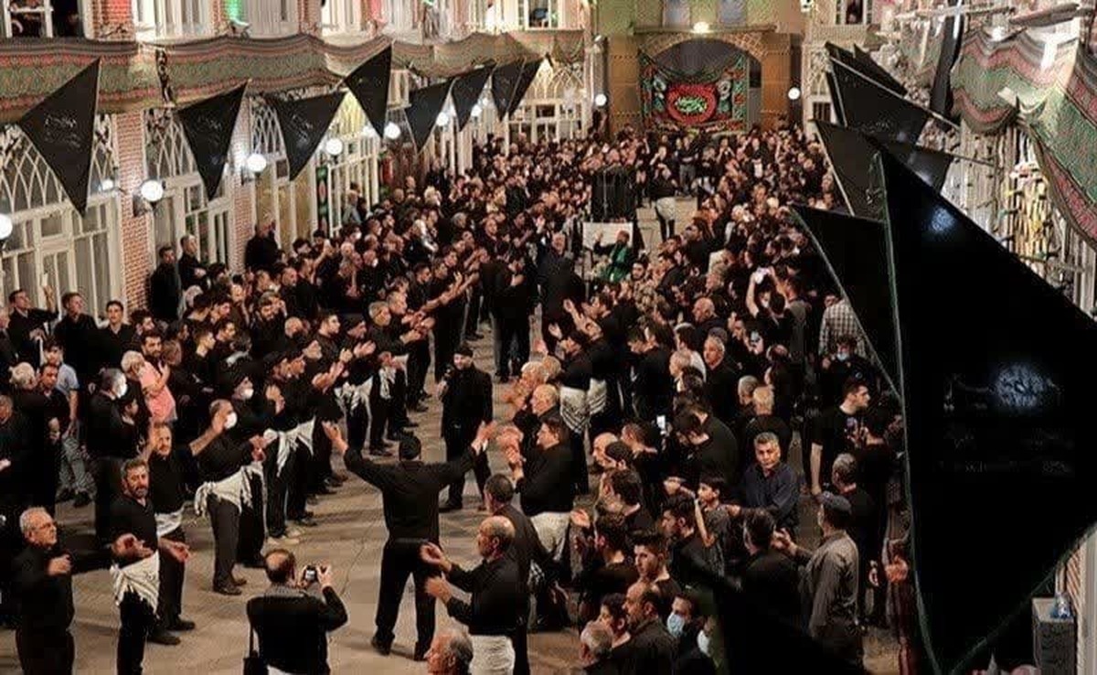 کاروانهای سوگ در گذرگاه تاریخ؛ زمان ورود دستهجات حسینی به بازار تبریز اعلام شد+ عکس