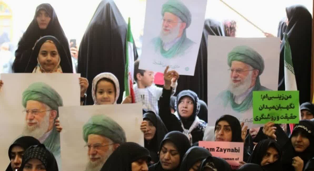 حضور پرشور بانوان زینبی در آستان مقدس سید حمزه تبریز؛ بیعتی دوباره با ولایت و ایستادگی در برابر مستکبران+ تصاویر
