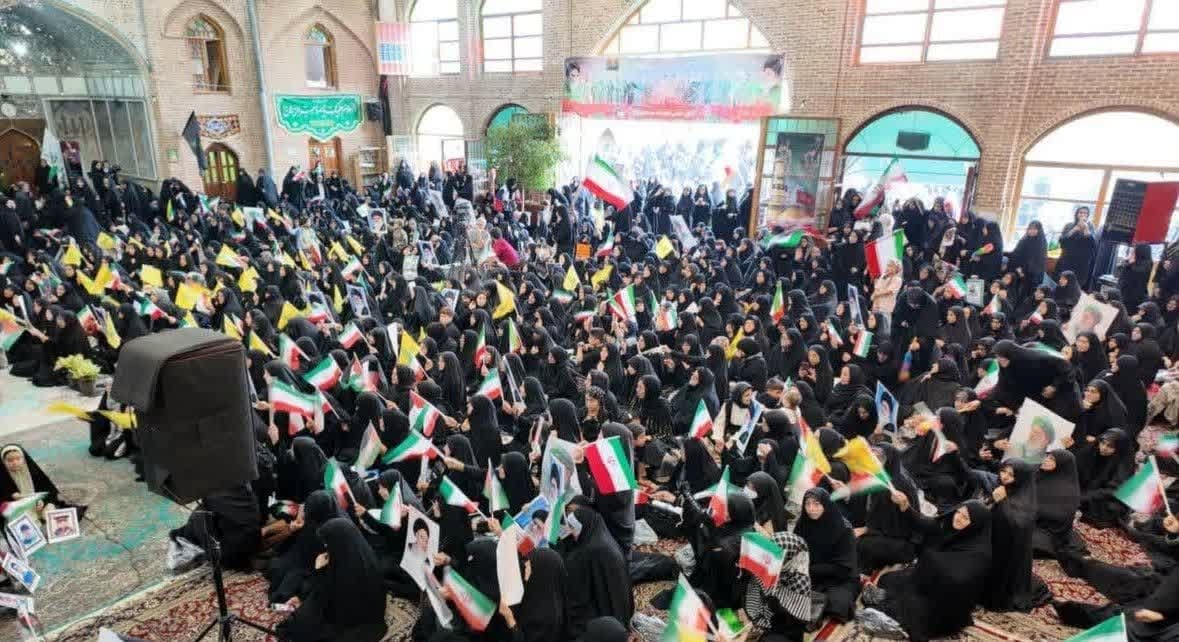 حضور پرشور بانوان زینبی در آستان مقدس سید حمزه تبریز؛ بیعتی دوباره با ولایت و ایستادگی در برابر مستکبران+ تصاویر
