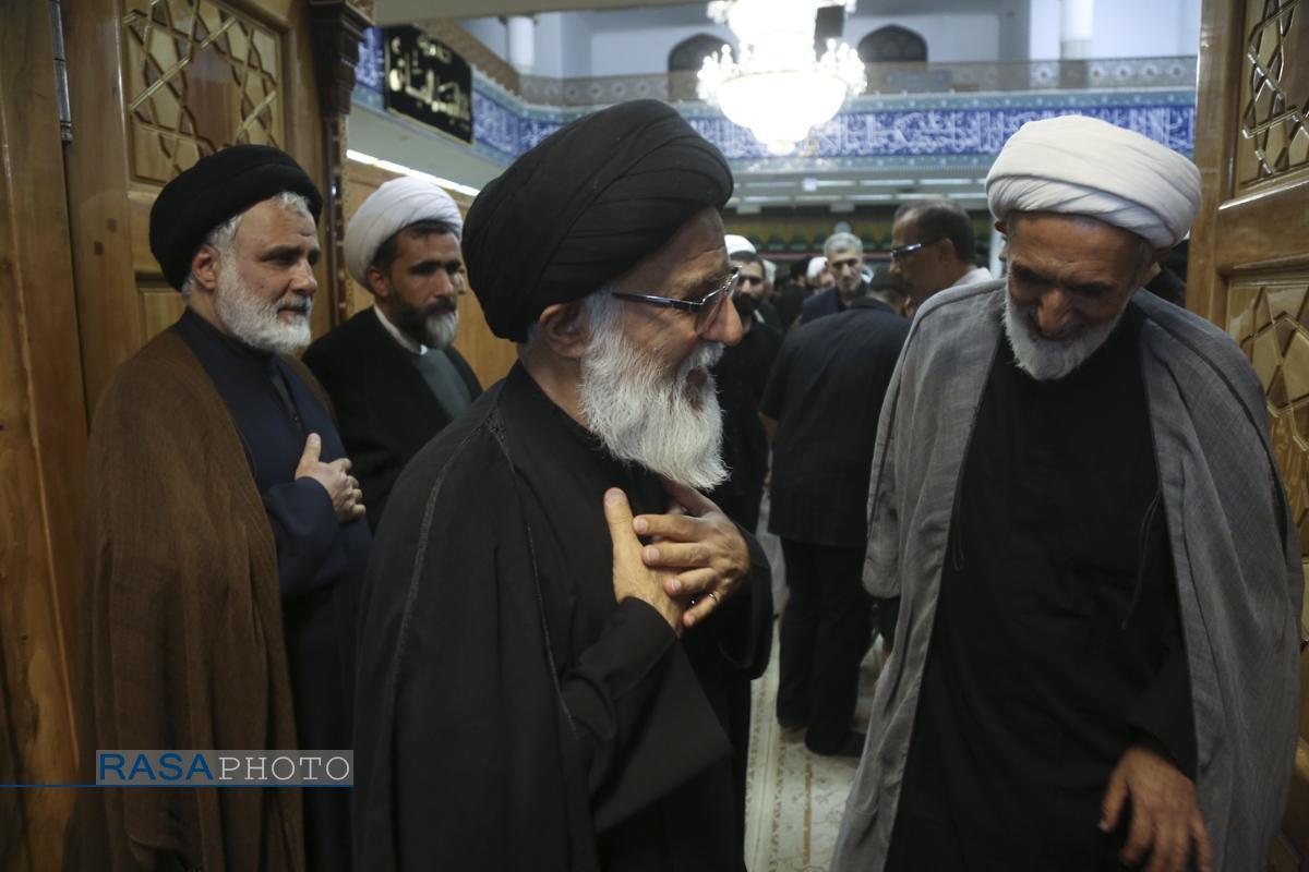 مراسم ترحیم حجت‌الاسلام والمسلمین حاج شیخ علی طائب در قم برگزار شد/م