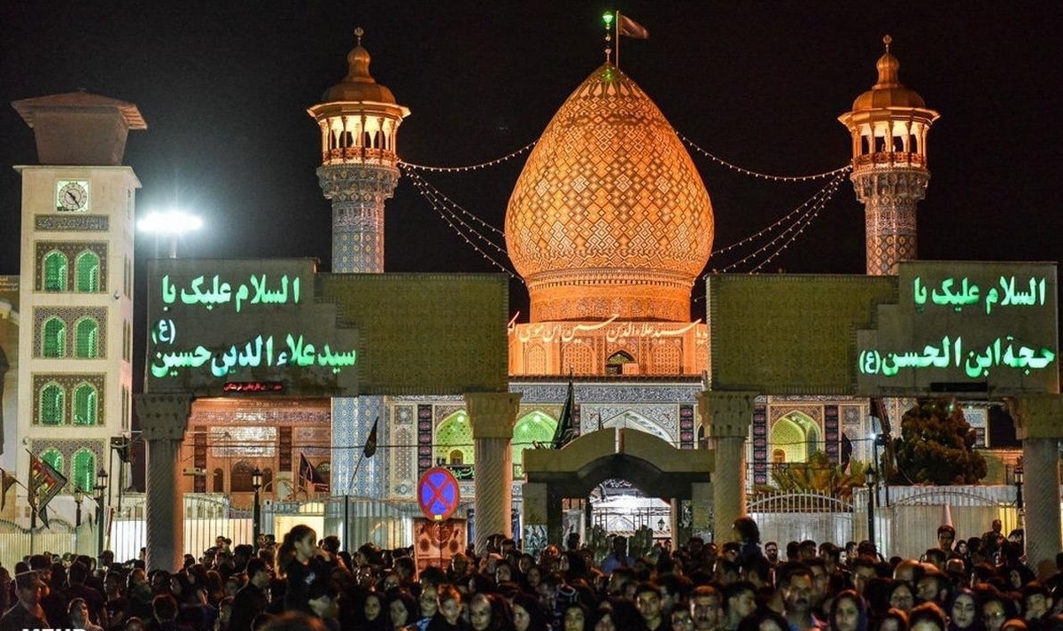 اعلام برنامههای عزای حسینی در حرم سیدعلاءالدین حسین شیراز