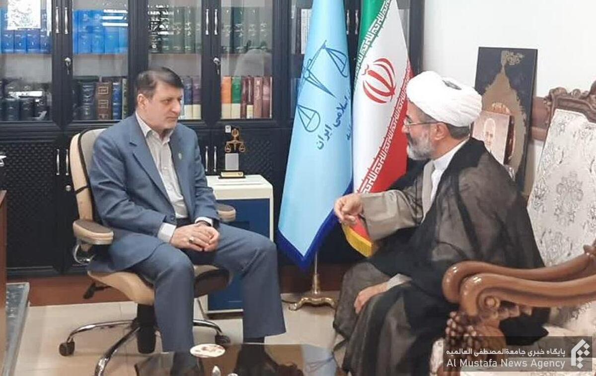 دیدار نماینده المصطفی با رئیس دادگستری آذربایجان شرقی
