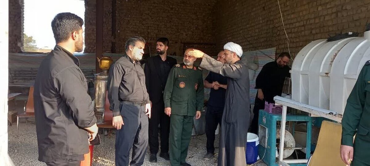 بازدید فرمانده سپاه علی بن ابی طالب از موکبهای جهادی