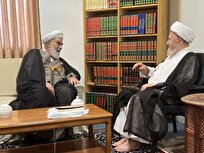 دیدار مسؤول دفتر رهبر معظم انقلاب با آیت الله سبحانی