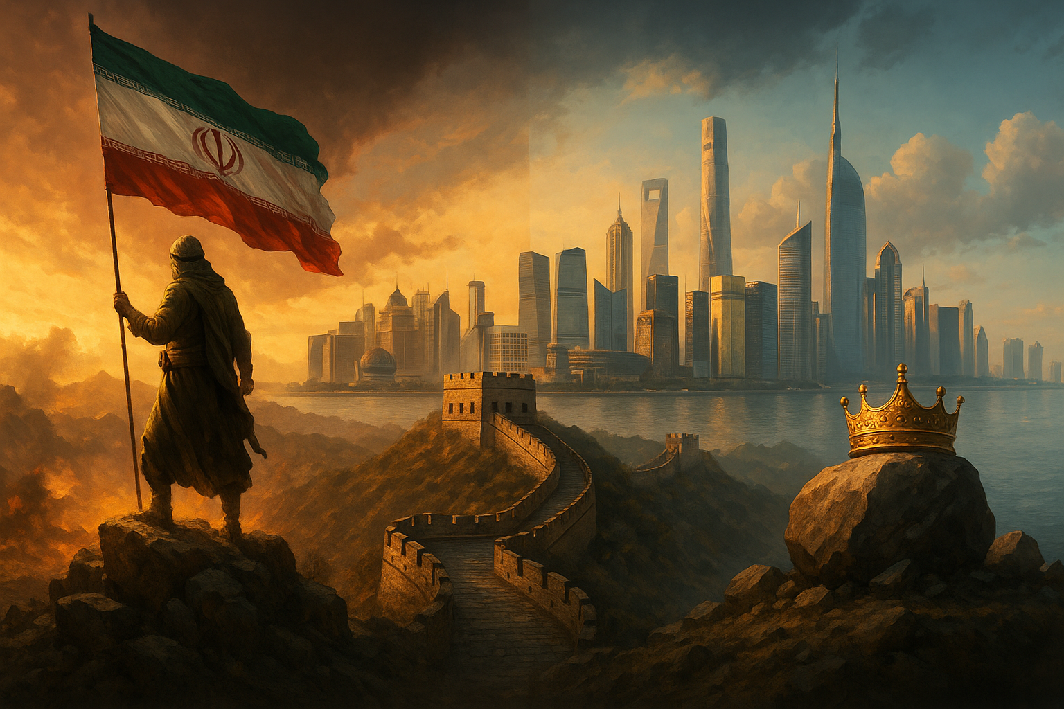 شکوه استقلال ایران در برابر نقاب ظاهری قطر