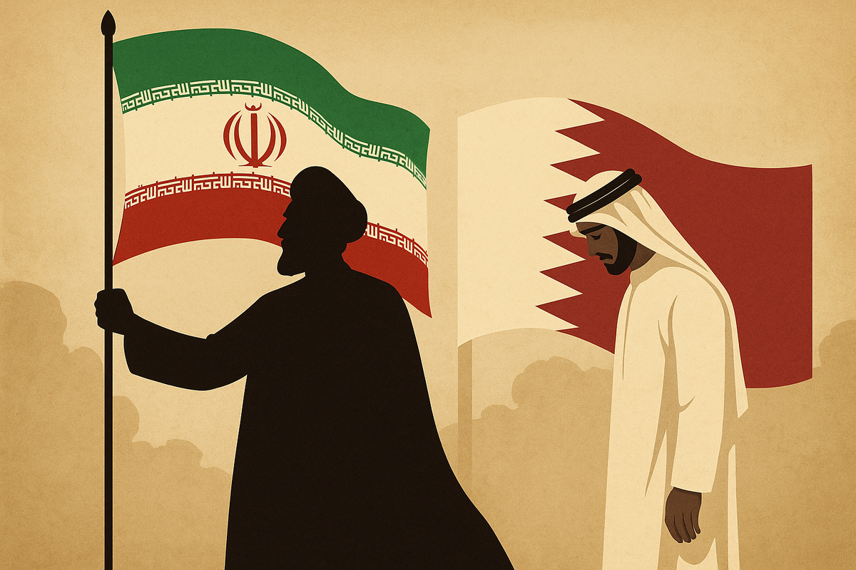 شکوه استقلال ایران در برابر نقاب ظاهری قطر