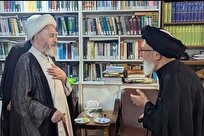 دیدار آیت الله سبحانی و آیت الله سیدان در مشهد