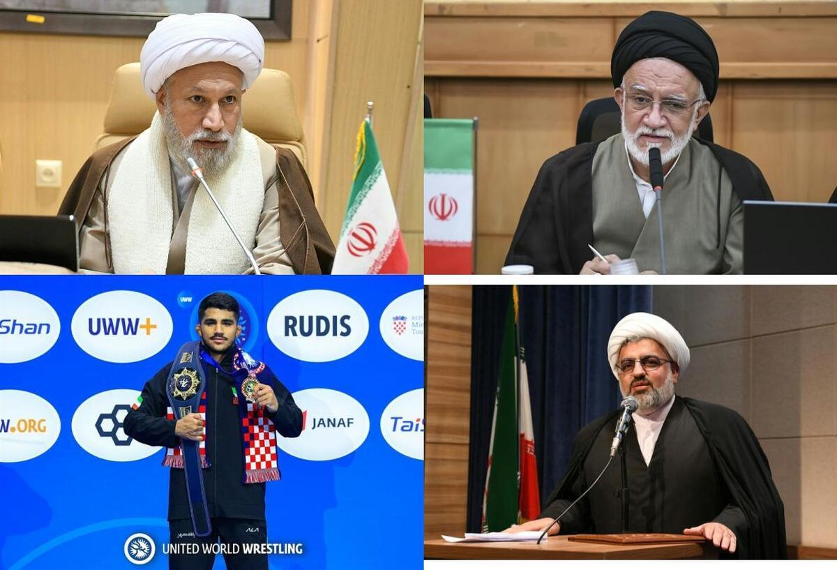 پیام تبریک شخصیت های حوزوی فارس در پی قهرمانی کشتی گیر شیرازی در جام جهانی