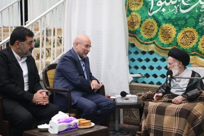 گزارشی از سفر رئیس مجلس به قم
