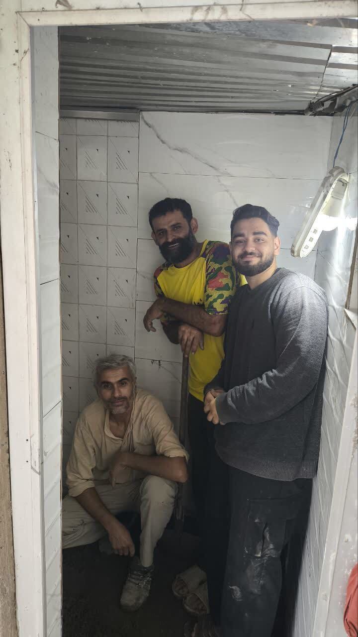 طلاب جهادی شهرستان بابل خانه‌ای برای خانواده محروم در گرجی‌آباد ساختند