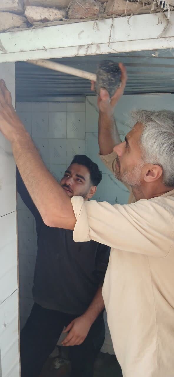 طلاب جهادی شهرستان بابل خانه‌ای برای خانواده محروم در گرجی‌آباد ساختند