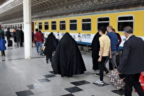 سفرهای قطاری به کربلا جای اتوبوس را گرفت