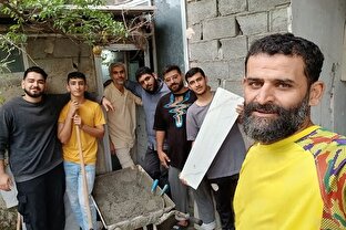 معماران امید در گرجی‌آباد؛ طلاب جهادی بابل خانه‌ای نو برای خانواده محروم ساختند