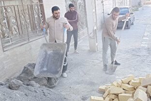 طلایه‌داران خدمت؛ روایت اردوی جهادی طلاب خمین