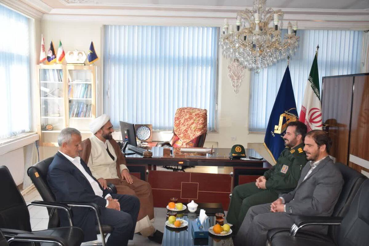 دیدار رئیس اداره تبلیغات اسلامی با فرمانده سپاه شهرستان مرند