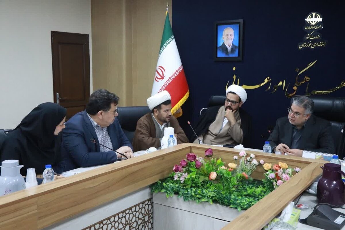 اولین جلسه شورای سیاستگذاری مسکن طلاب و روحانیون خوزستان برگزار شد+ تصاویر