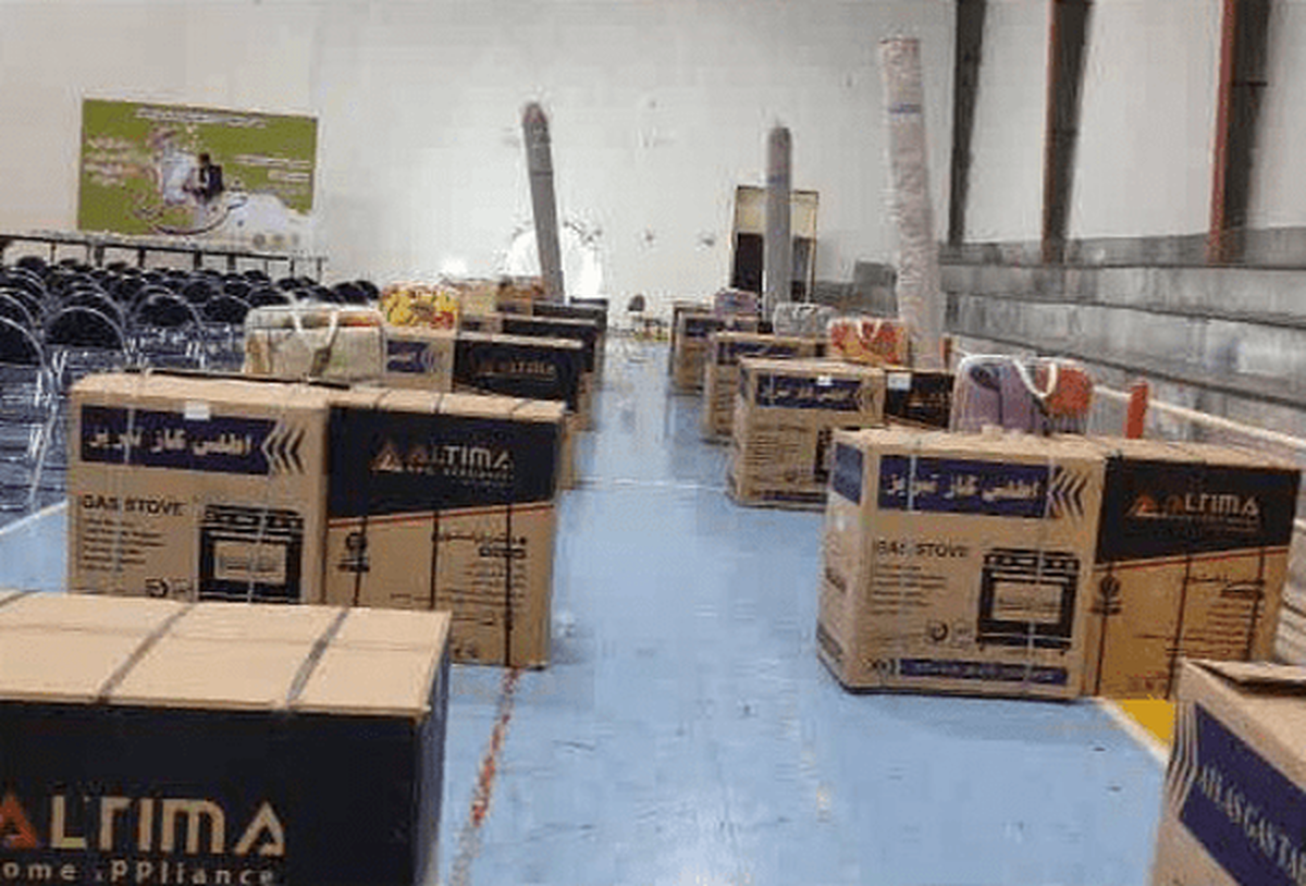 اهدای ۱۰۰ سری جهیزیه به نوعروسان ایلامی