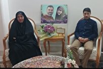 دیدار بانوان خبرنگار قم با مادر شهیده معصومه کرباسی+ تصاویر