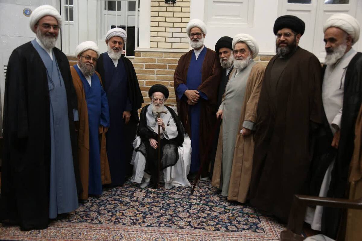 دیدار هیأت رییسه مجمع عمومی جامعه مدرسین با آیت الله شبیری زنجانی