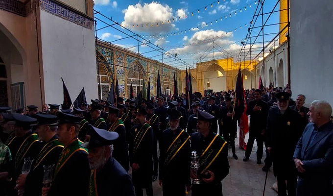برگزاری مراسم چاوش عزای علی ابن باقر + گزارش تصویری