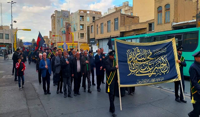 برگزاری مراسم چاوش عزای علی ابن باقر + گزارش تصویری